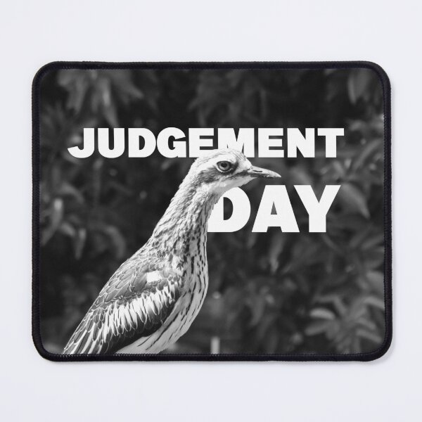 Item preview, Judgement Day Bush Stone-curlew Black and White designed and sold by Digitaldingo.