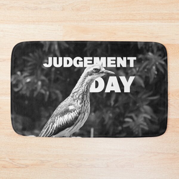Item preview, Judgement Day Bush Stone-curlew Black and White designed and sold by Digitaldingo.