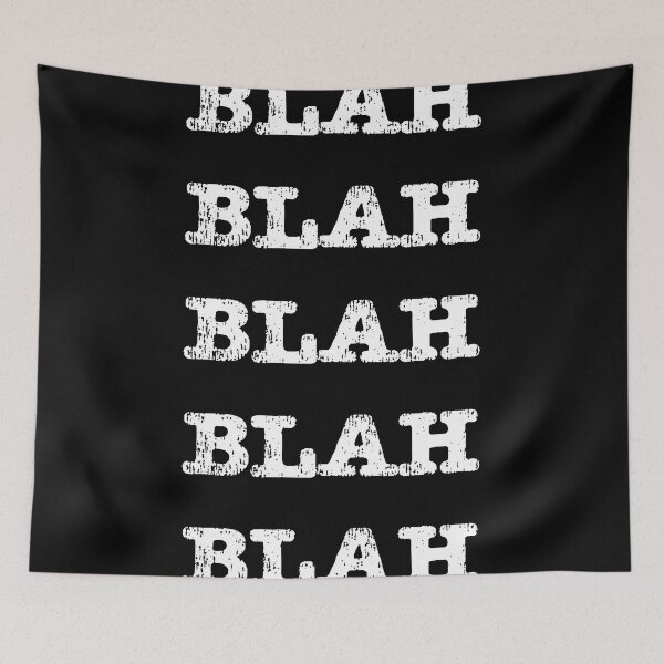 Item preview, Blah Blah Blah designed and sold by ErinLP.