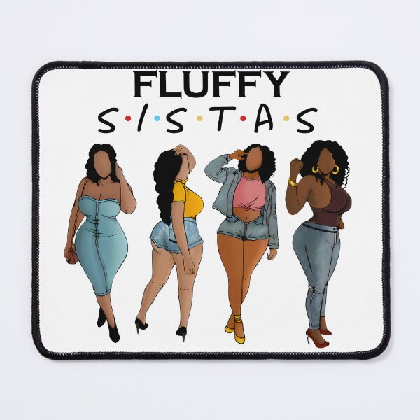 Item preview, Black Woman Fluffy Sistas Afro designed and sold by RobeLan.