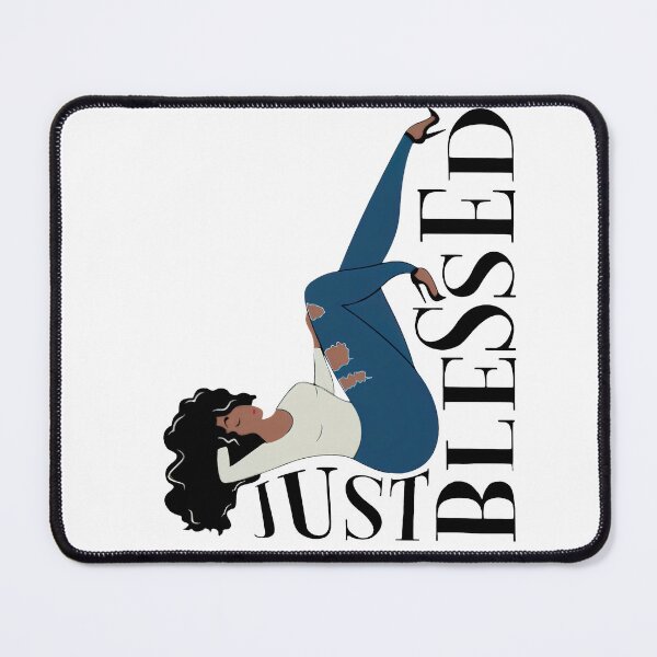 Item preview, Black Woman Just Blessed designed and sold by RobeLan.