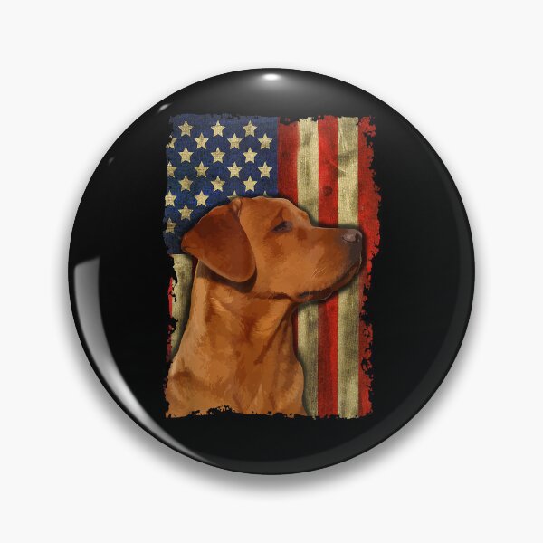 Item preview, Foxred Labrador Retriever US Flag Fox Red Labrador Dog Lover designed and sold by JormeuHenderson.