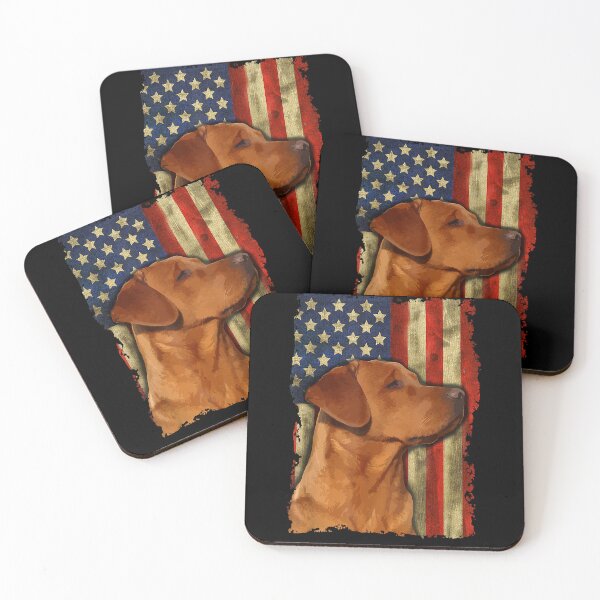 Item preview, Foxred Labrador Retriever US Flag Fox Red Labrador Dog Lover designed and sold by JormeuHenderson.