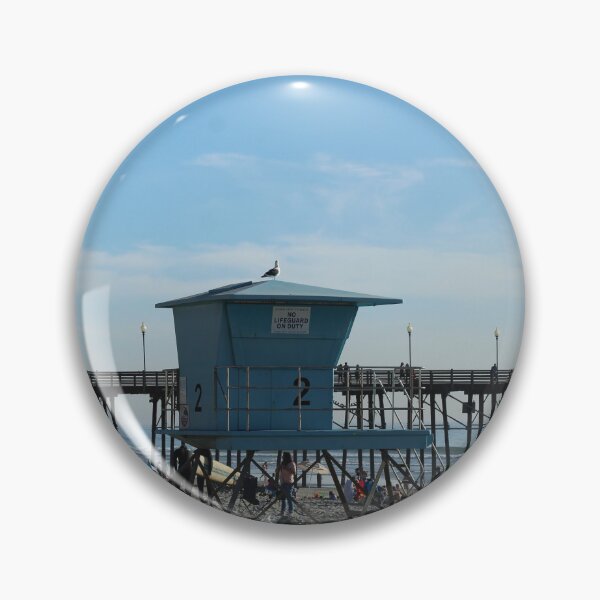 Item preview, Blue Lifeguard Tower designed and sold by AshTreeCrtvCo.