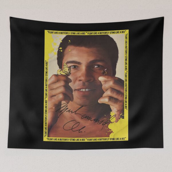 Item preview, Float Like A Butterfly Sting Like A Bee, Best Gift Idea For Muhammad Ali Clay Lovers And Muhammad Ali Legendary Quotes Art lover designed and sold by Paintcorner.
