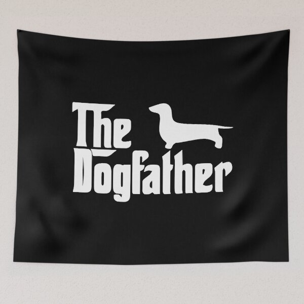 Item preview, The Dogfather Dachshund designed and sold by JormeuHenderson.