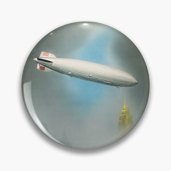 Artikelvorschau, 1920_s Berlin nach New York City Graf Zeppelin Blimp Empire State Building Vintage Travel Adverti entworfen und verkauft von mcmenemy.