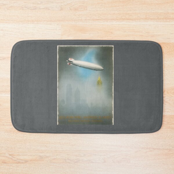 Item preview, 1920_s Berlin to New York City Graf Zeppelin Blimp Empire State Building Vintage Travel Adverti designed and sold by mcmenemy.