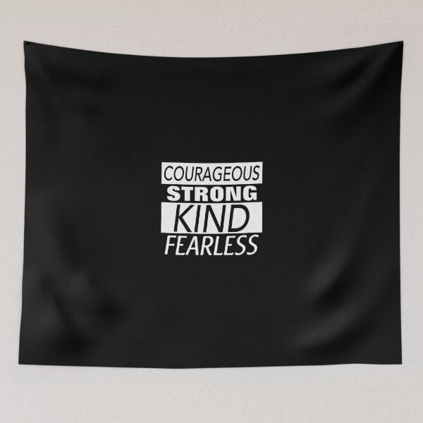Item preview, Courageous Strong Kind Fearless Women Girls Graphic designed and sold by REDallayah.