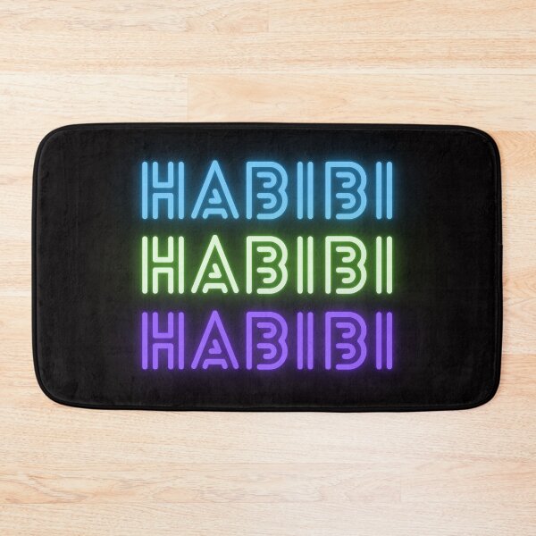 Item preview, Habibi in three neon colors - Arabic designed and sold by Ellodee.