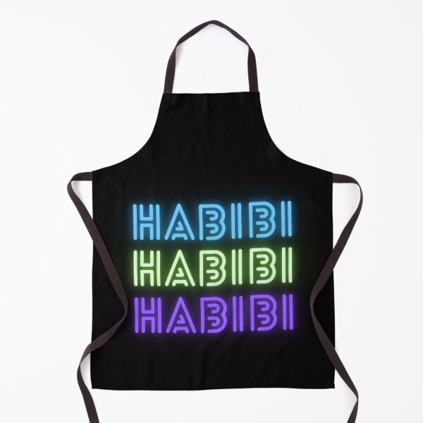 Item preview, Habibi in three neon colors - Arabic designed and sold by Ellodee.