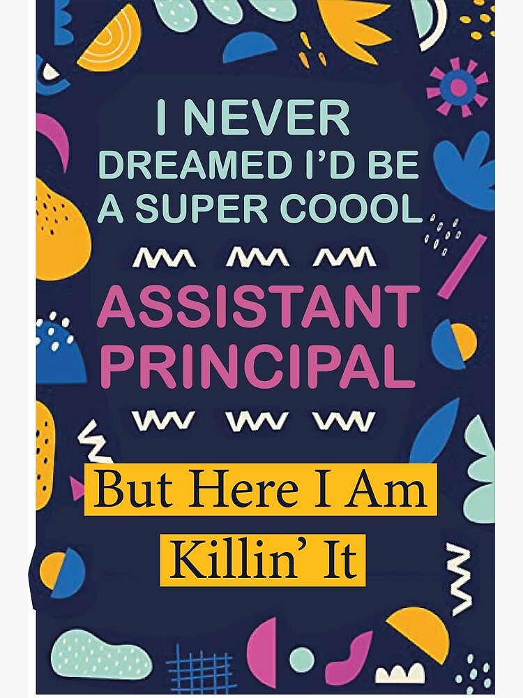 assistant principal gift : thank you appreciation for school assistant principals assistant-principal-gift-thank-you-appreciation-for-school-assistant-principals-greeting-card-for-sale-by-boum04-redbubble