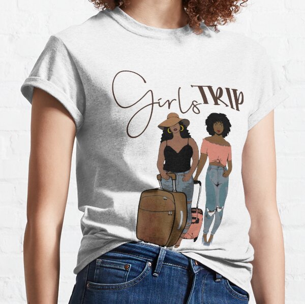 black girl travel shirts