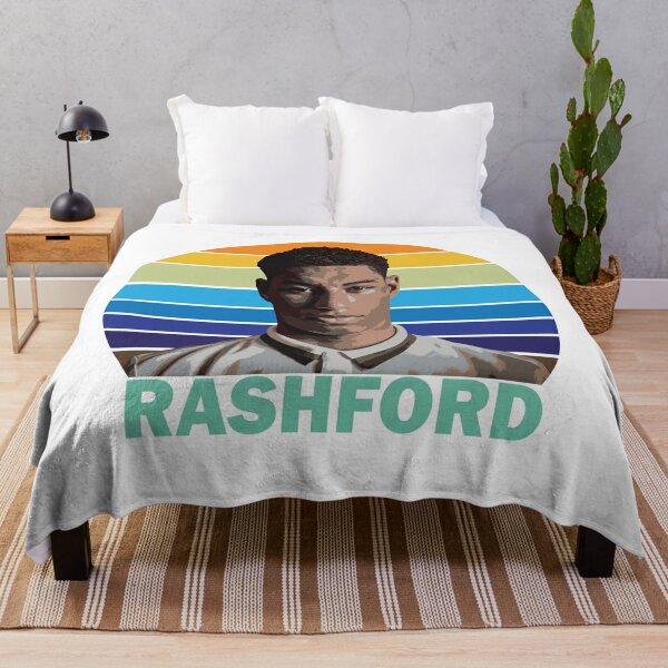 marcus rashford retro Throw Blanket