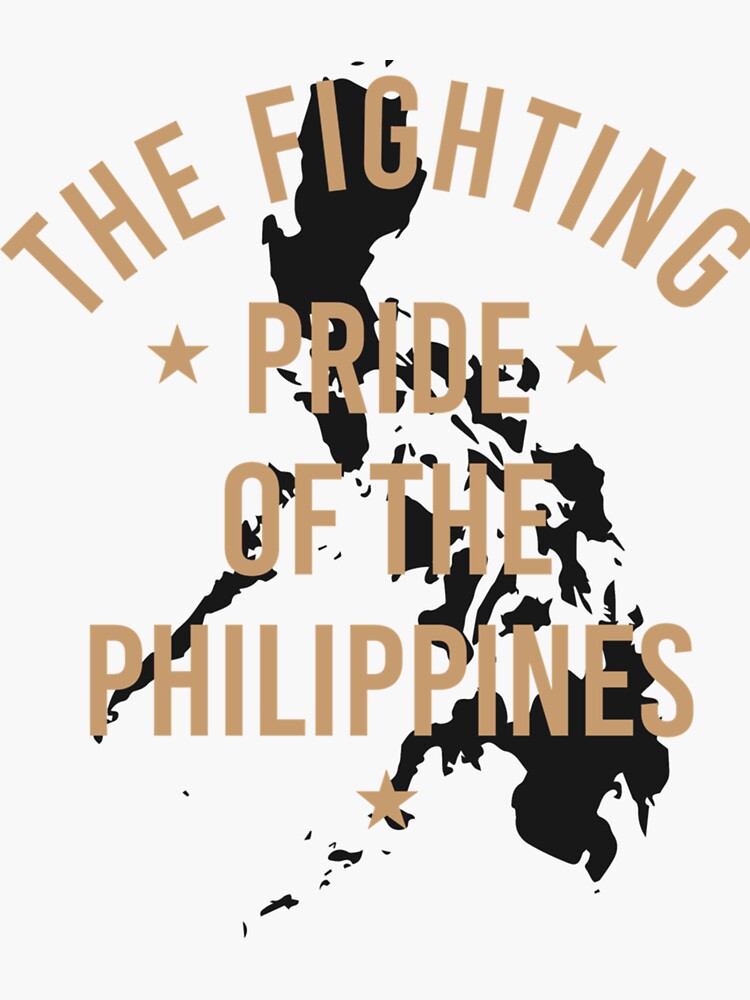 Fighting Pride Of The Philippines Sticker By Iliaschair Redbubble