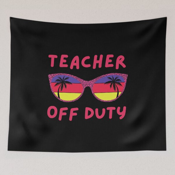 Item preview, Teacher Off Duty - Retired Teacher, Summer Vacation, Teaching, Funny Teacher Retirement designed and sold by jadedscientist.