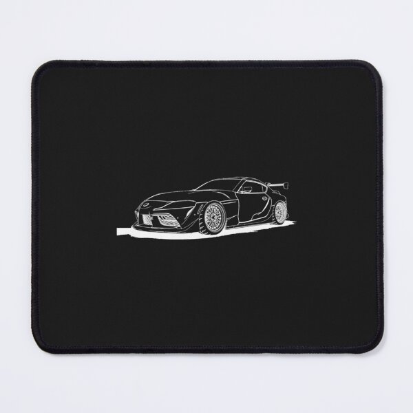Aperçu de l'œuvre Supra JDM Wireframe avant dessin noir créée et vendue par HoaDaiSMIST.