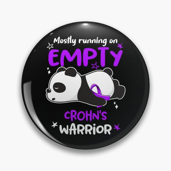 Item preview, Crohn's Awareness - Mostly Running On Empty Crohn's Warrior designed and sold by Hilten.