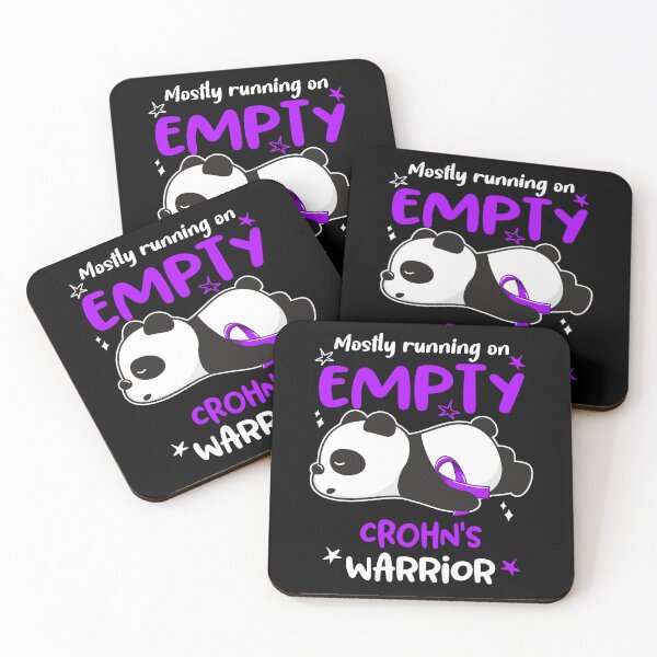 Item preview, Crohn's Awareness - Mostly Running On Empty Crohn's Warrior designed and sold by Hilten.