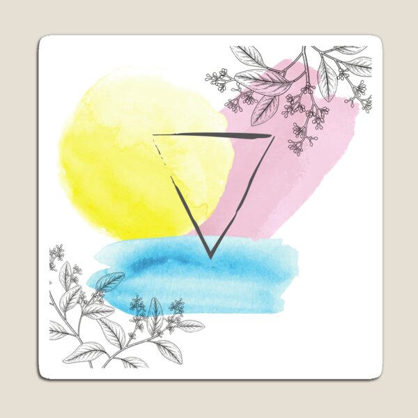 Item preview, Botanical Pansexual Flag designed and sold by cjabbora21.