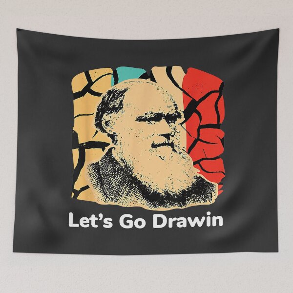 Item preview, Charles Darwin Retro - Biologist Scientist Darwinism designed and sold by JodanHenderson.