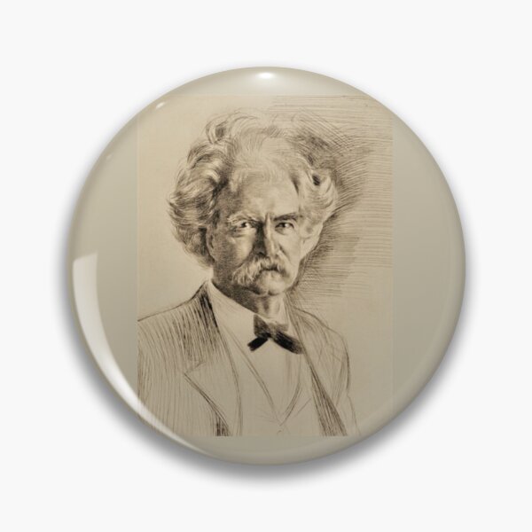 Artikelvorschau, Mark Twain, 1906 Porträt entworfen und verkauft von mcmenemy.