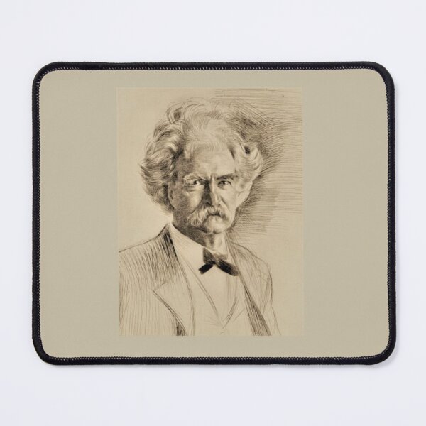 Artikelvorschau, Mark Twain, 1906 Porträt entworfen und verkauft von mcmenemy.