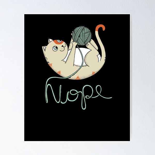 Item preview, Cat Nope T-Shirt designed and sold by AnandRavindran.
