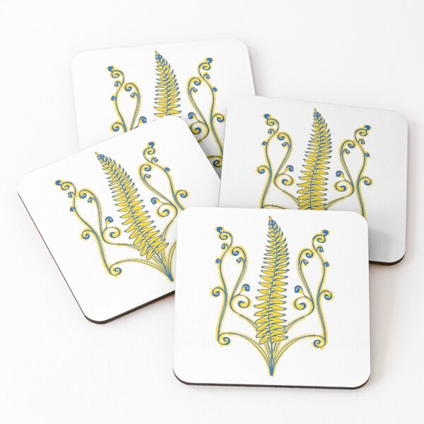 Item preview, Ukrainian coat of arms made from fern designed and sold by IraPanyukova.