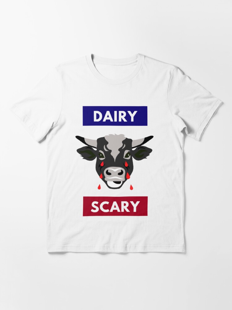 "Dairy is scary" Tshirt for Sale by Veganland6 Redbubble vegan t