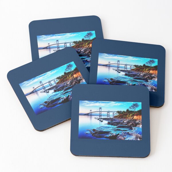 Item preview, Newport Bridge - Newport, R.I. at Twilight Landscape by Jeanpaul Ferro   designed and sold by mcmenemy.