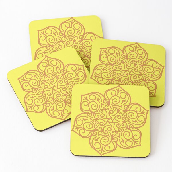 Item preview, Gold Arabic Mandala Yoga designed and sold by KoopTroop ⭐⭐⭐⭐⭐.