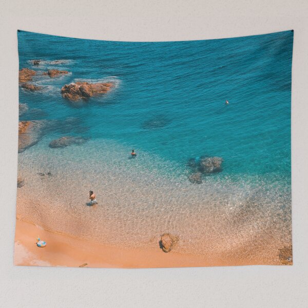 Item preview,  Cristal blue ocean between  & clear sky  designed and sold by anisbbmbrush.