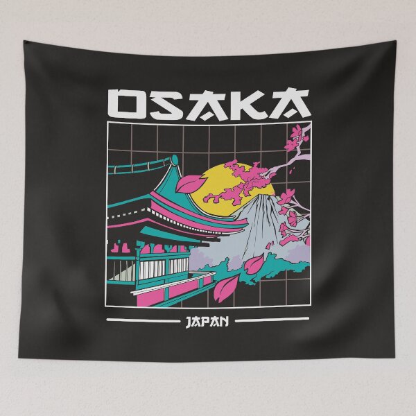 Item preview, Osaka Japan 80s Aesthetic Art designed and sold by MrEddie10.