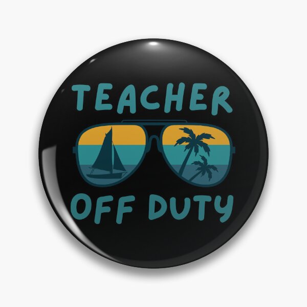Item preview, Teacher Off Duty - Funny Teacher Retirement, Retired Teacher, Summer Vacation, Teaching designed and sold by jadedscientist.