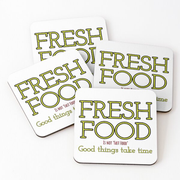 Item preview, Fresh Food Not Fast Food designed and sold by AuntyReni.