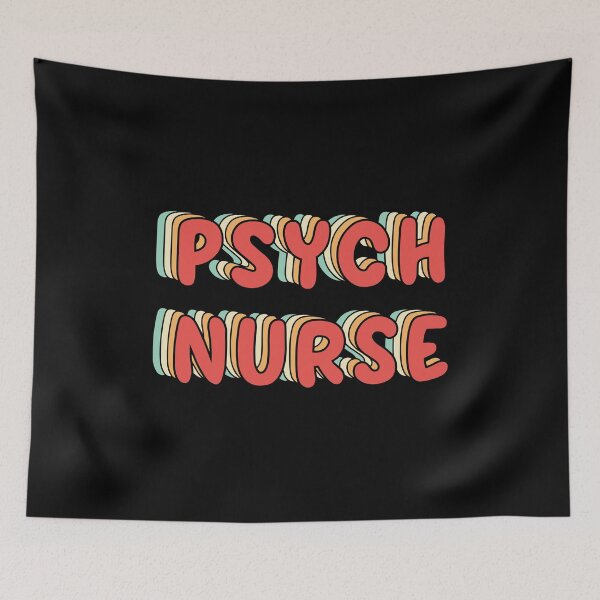Item preview, Mental Health Nurse Psych Nurse Psychiatric Nurse RN Vintage  designed and sold by Dolphin Graphic.