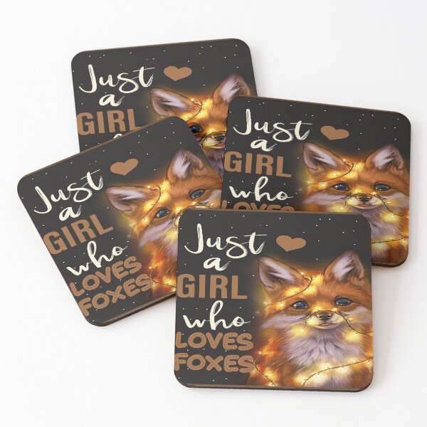 Item preview, Just A Girl Who Loves Foxed Blanket designed and sold by JoycePruit.