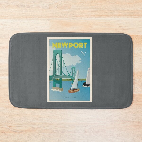 Item preview, Vintage Discover Newport, Rhode Island Lithograph Wall Art 1    designed and sold by mcmenemy.