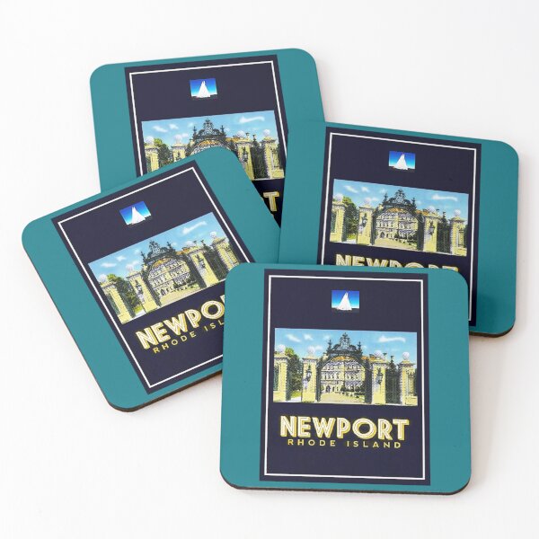 Item preview, Vintage Discover Newport, arte de pared de litografía de Rhode Island 2 designed and sold by mcmenemy.