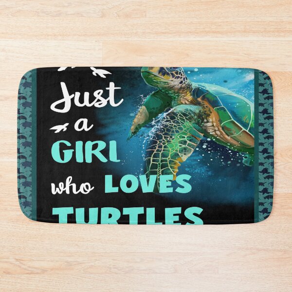Item preview, Just A Girl who loves Turtles Blanket designed and sold by JoycePruit.