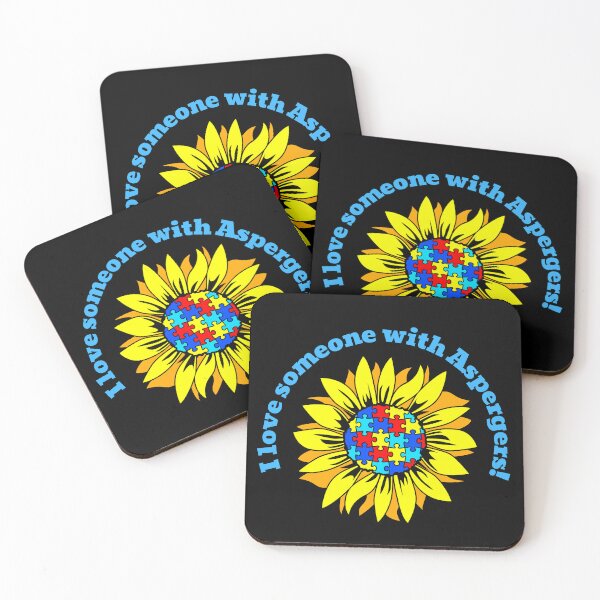 Item preview,  Autism Awareness~Sunflower I Love Someone With Aspergers Design. designed and sold by ForscarlettPub.
