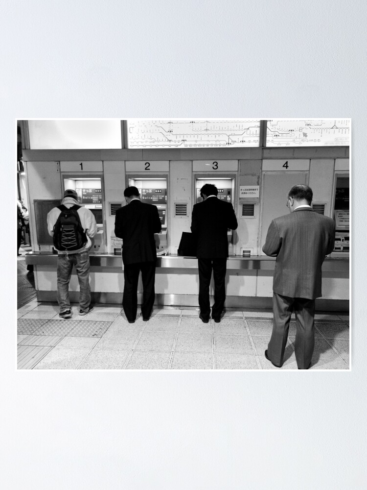 Alternate view of Travel card top-up, Tokyo, Japan Poster