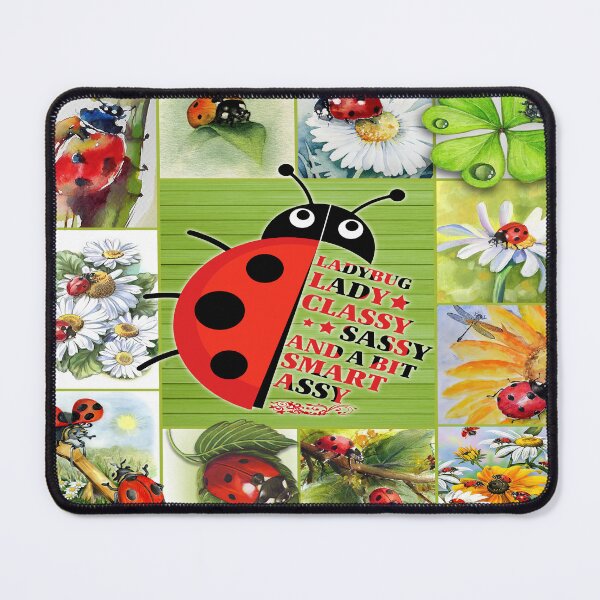 Item preview, Ladybug Lady Classy Sassy And A Bit Smart Assy Blanket designed and sold by JoycePruit.