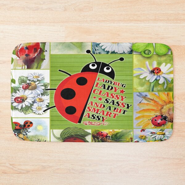 Item preview, Ladybug Lady Classy Sassy And A Bit Smart Assy Blanket designed and sold by JoycePruit.