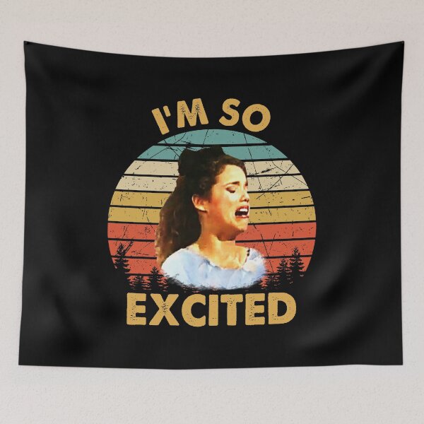 Item preview, I So Excited Vintage Gift Fan designed and sold by JolieVisser.