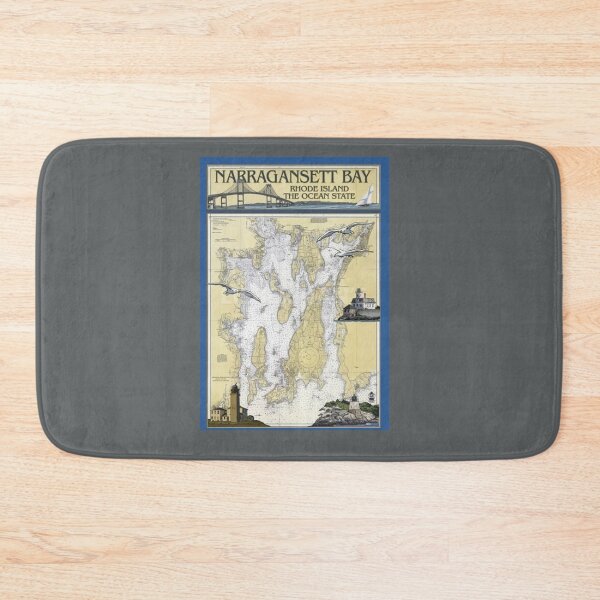 Item preview, Vintage Narragansett Bay - Rhode Island Lithograph Wall Art    designed and sold by mcmenemy.