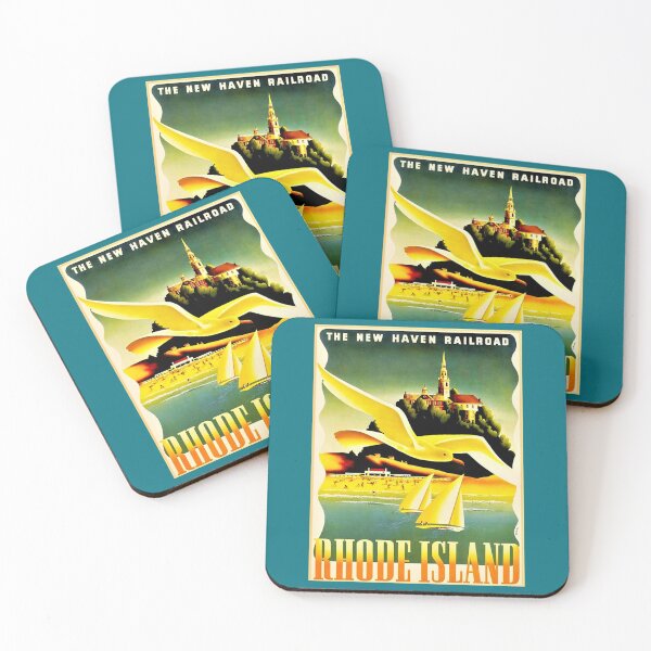 Item preview, Vintage Rhode Island to New Haven   designed and sold by mcmenemy.