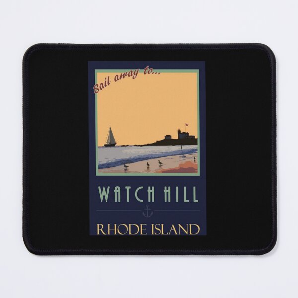Artikelvorschau, Vintage Watch Hill, Rhode Island Lithographie Wandkunst entworfen und verkauft von mcmenemy.