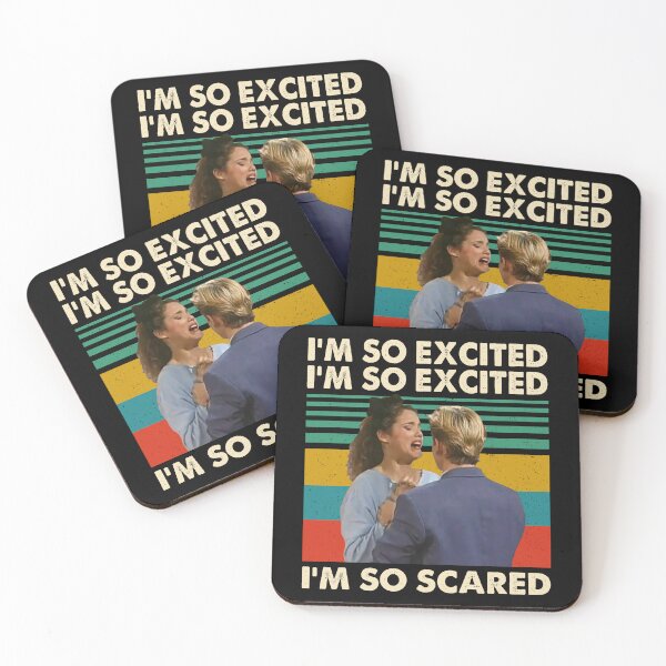 Item preview, I'm So Excited I'm So Scared Retro Style designed and sold by JolieVisser.